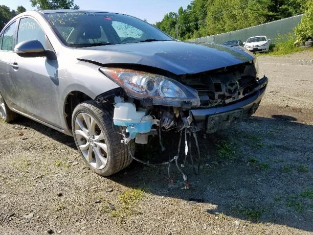 JM1BL1S68A1160551 - 2010 MAZDA 3 S SILVER photo 9