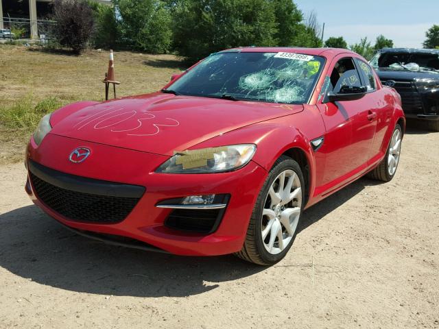 JM1FE1SP1B0405041 - 2011 MAZDA RX8 RED photo 2