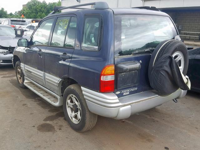 2CNBJ634816912130 - 2001 CHEVROLET TRACKER LT BLUE photo 3