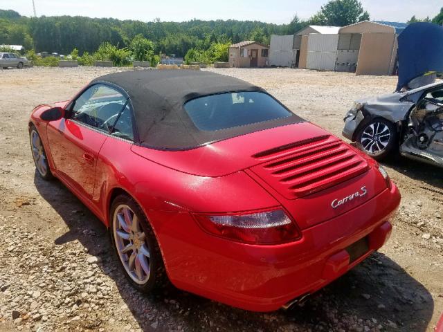 WP0CB29908S776164 - 2008 PORSCHE 911 CARRER RED photo 3