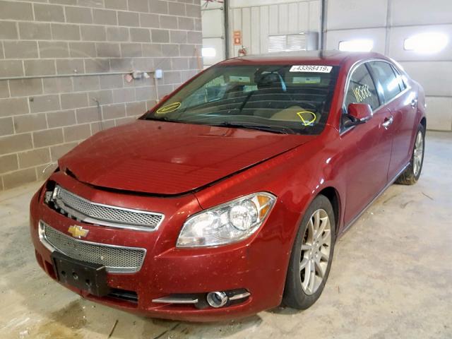 1G1ZG5E74CF366396 - 2012 CHEVROLET MALIBU LTZ წითელი ფოტო 2