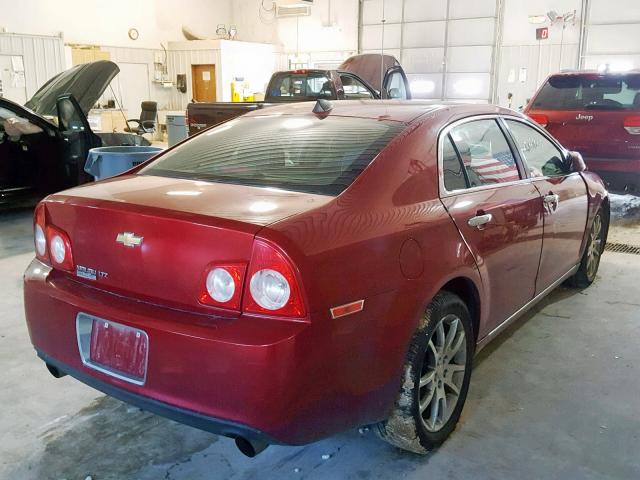 1G1ZG5E74CF366396 - 2012 CHEVROLET MALIBU LTZ წითელი ფოტო 4