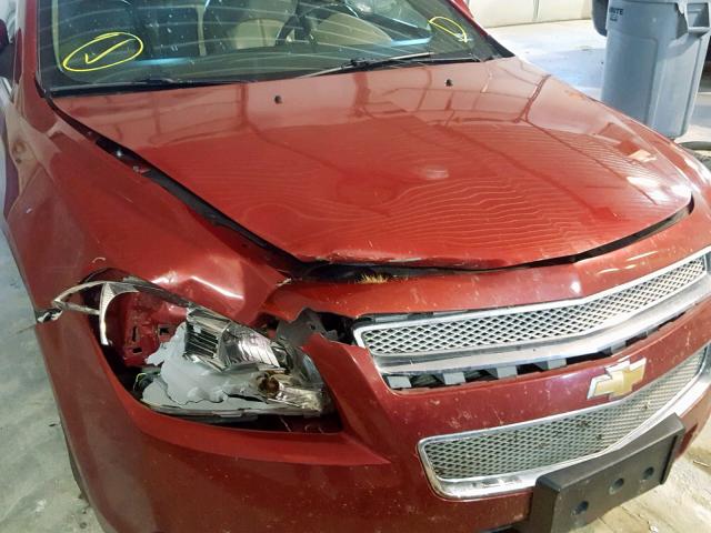 1G1ZG5E74CF366396 - 2012 CHEVROLET MALIBU LTZ წითელი ფოტო 9