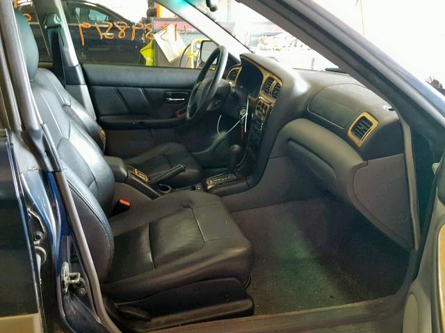 4S3BH6758Y7654012 - 2000 SUBARU LEGACY OUT BLUE photo 5