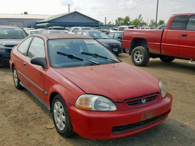 1HGEJ622XWL067122 - 1998 HONDA CIVIC DX RED photo 1