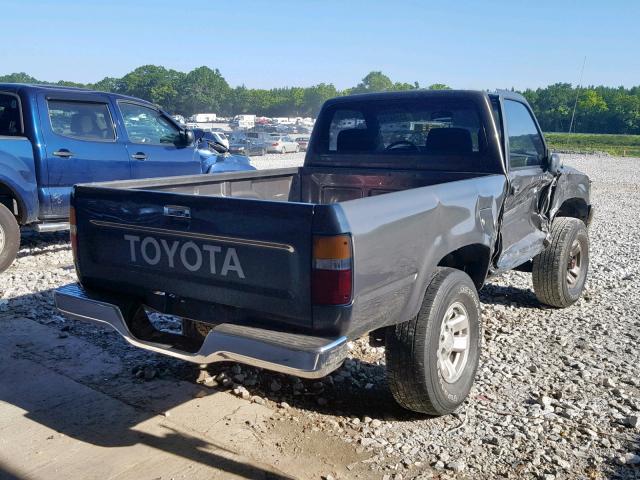 JT4RN01P4L0006795 - 1990 TOYOTA PICKUP 1/2 GRAY photo 4