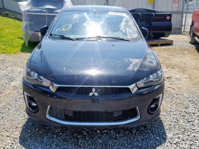 JA32U2FU7GU000419 - 2016 MITSUBISHI LANCER ES BLACK photo 9