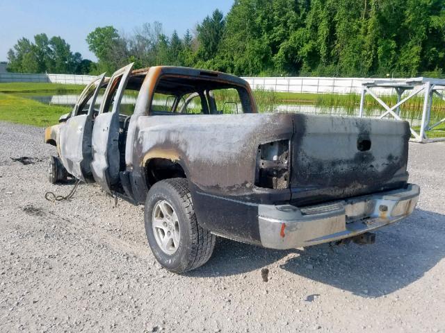 1D7HW48N86S510608 - 2006 DODGE DAKOTA QUA BURN photo 3