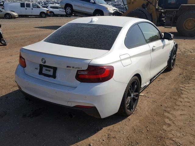 WBA1J7C56FV288858 - 2015 BMW M235I WHITE photo 4