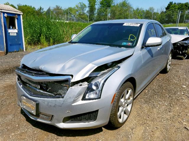 1G6AG5RX3D0173713 - 2013 CADILLAC ATS SILVER photo 2