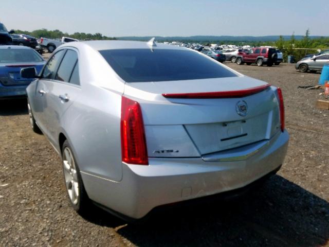 1G6AG5RX3D0173713 - 2013 CADILLAC ATS SILVER photo 3