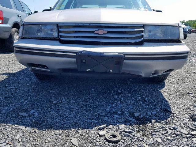 2G1WL54T1N9140258 - 1992 CHEVROLET LUMINA SILVER photo 9