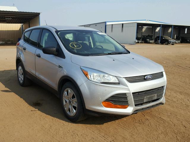 1FMCU0F74EUB29134 - 2014 FORD ESCAPE S SILVER photo 1