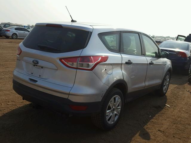 1FMCU0F74EUB29134 - 2014 FORD ESCAPE S SILVER photo 4