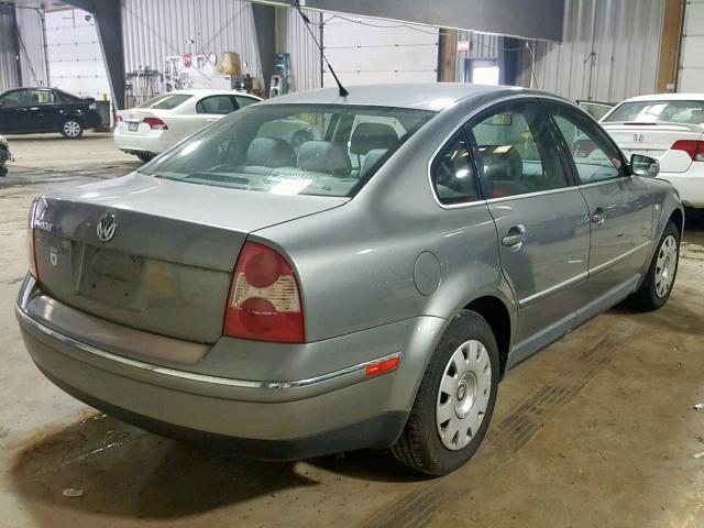 WVWMD63B63P399336 - 2003 VOLKSWAGEN PASSAT GL SILVER photo 4