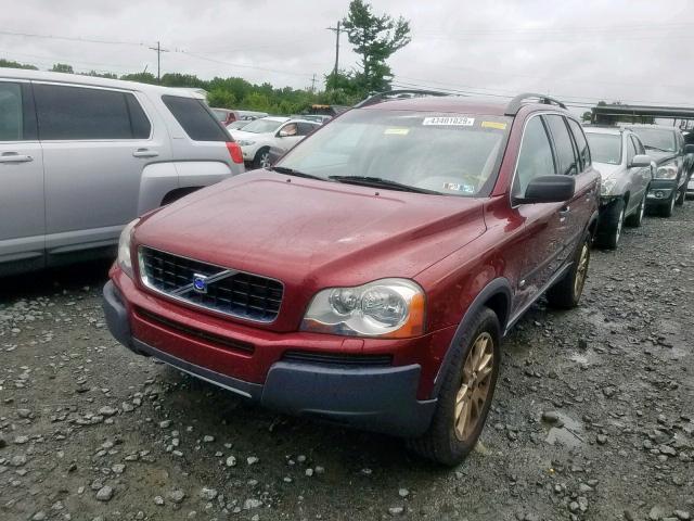 YV1CZ91H241060500 - 2004 VOLVO XC90 T6 RED photo 10