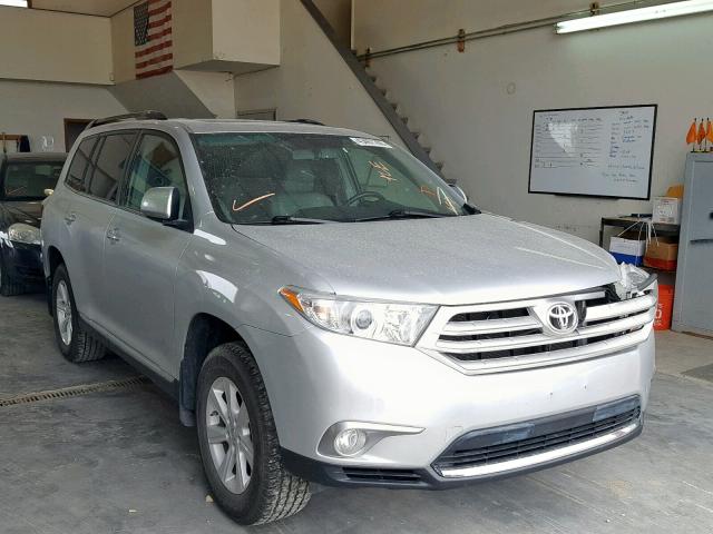 5TDBK3EH8CS116891 - 2012 TOYOTA HIGHLANDER SILVER photo 1