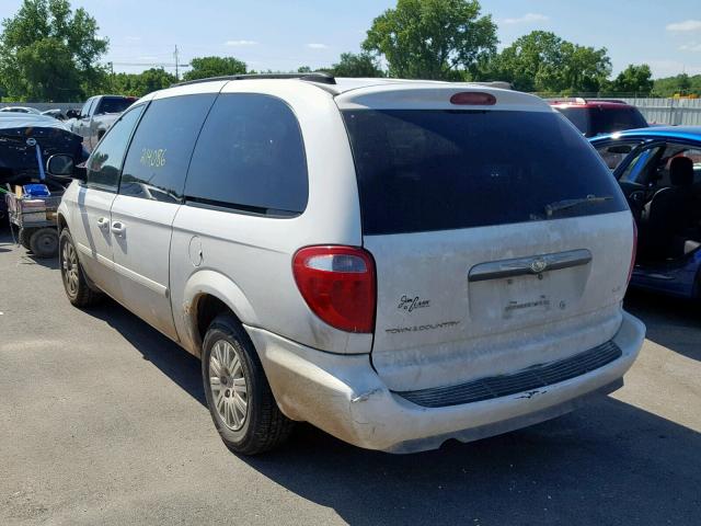 2C4GP44R05R192267 - 2005 CHRYSLER TOWN & COU WHITE photo 3