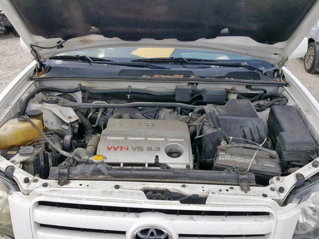 JTEDP21AX40042807 - 2004 TOYOTA HIGHLANDER WHITE photo 7