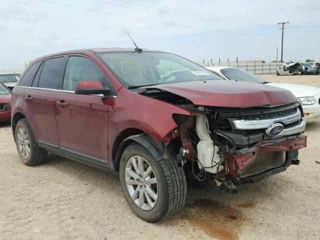 2FMDK3KC8EBA11320 - 2014 FORD EDGE LIMIT ORANGE photo 1