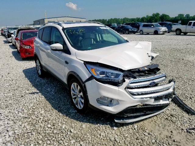 1FMCU0J98JUD35592 - 2018 FORD ESCAPE TIT WHITE photo 1