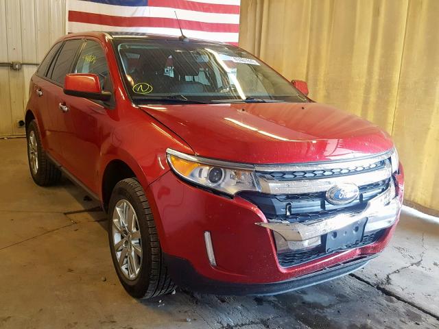 2FMDK4JC6BBA61300 - 2011 FORD EDGE SEL RED photo 1