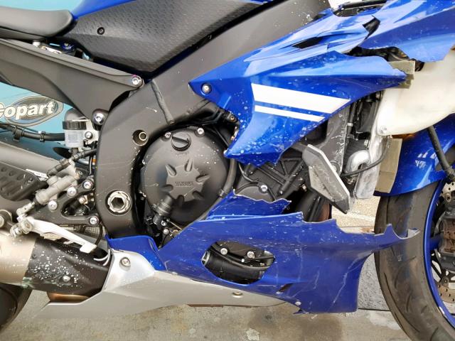 JYARJ28Y0HA000592 - 2017 YAMAHA YZFR6 C BLUE photo 9