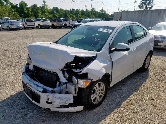 1G1JA5SH9C4125764 - 2012 CHEVROLET SONIC LS 白色 照片 2