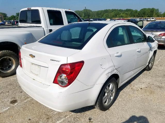 1G1JA5SH9C4125764 - 2012 CHEVROLET SONIC LS 白色 照片 4