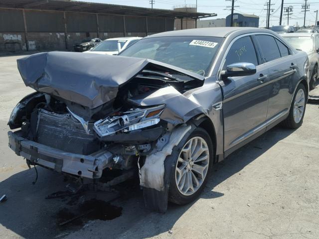 1FAHP2F83EG127644 - 2014 FORD TAURUS LIM GRAY photo 2