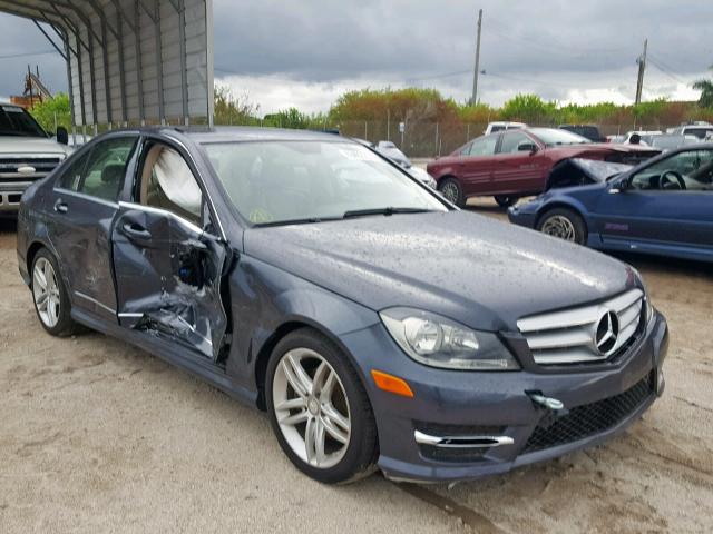 WDDGF4HB9DR271513 - 2013 MERCEDES-BENZ C 250 GRAY photo 1