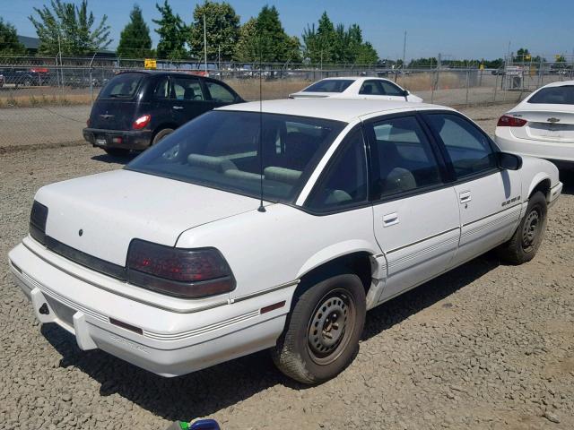 1G2WH54T4NF305885 - 1992 PONTIAC GRAND PRIX WHITE photo 4