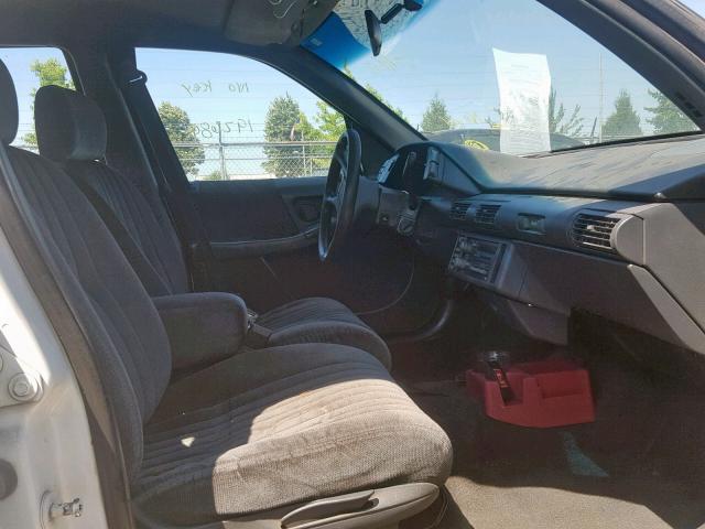 1G2WH54T4NF305885 - 1992 PONTIAC GRAND PRIX WHITE photo 5