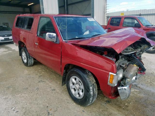 1N6SD11S8VC392019 - 1997 NISSAN TRUCK BASE RED photo 1