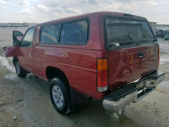 1N6SD11S8VC392019 - 1997 NISSAN TRUCK BASE RED photo 3