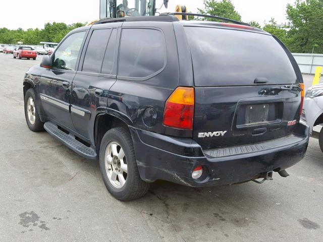 1GKDT13S552249731 - 2005 GMC ENVOY BLACK photo 3