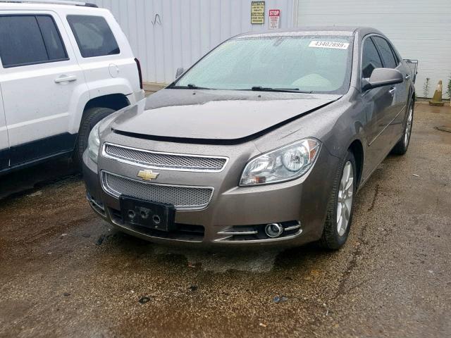 1G1ZE5E75AF119584 - 2010 CHEVROLET MALIBU LTZ ყავისფერი ფოტო 2