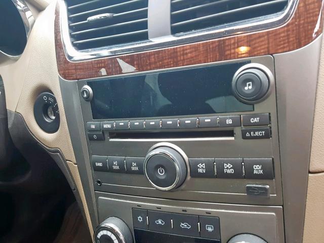 1G1ZE5E75AF119584 - 2010 CHEVROLET MALIBU LTZ ყავისფერი ფოტო 9