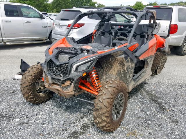 3JBVGAY48KK003113 - 2019 CAN-AM MAVERICK X ORANGE photo 2