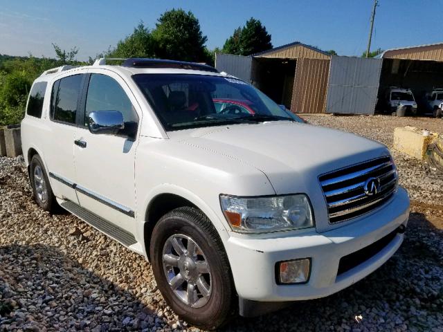 5N3AA08C97N803048 - 2007 INFINITI QX56 WHITE photo 1