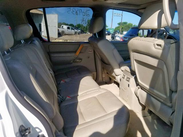 5N3AA08C97N803048 - 2007 INFINITI QX56 WHITE photo 6