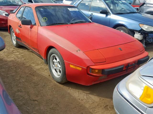 WP0AA0943GN456787 - 1986 PORSCHE 944 RED photo 1