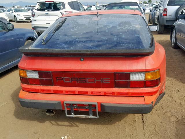 WP0AA0943GN456787 - 1986 PORSCHE 944 RED photo 10