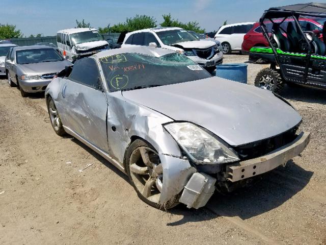 JN1BZ34D18M705474 - 2008 NISSAN 350Z COUPE SILVER photo 1