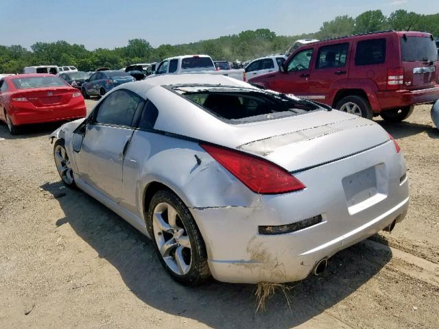 JN1BZ34D18M705474 - 2008 NISSAN 350Z COUPE SILVER photo 3