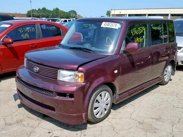 JTLKT324650189069 - 2005 TOYOTA SCION XB 栗色 照片 2