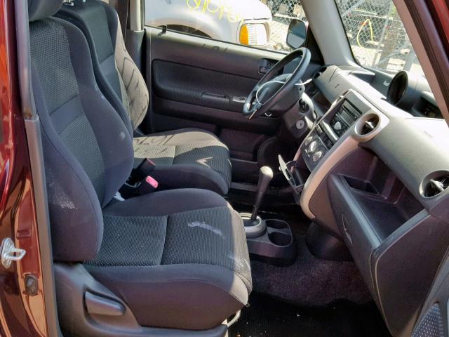 JTLKT324650189069 - 2005 TOYOTA SCION XB 栗色 照片 5