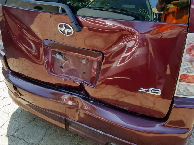 JTLKT324650189069 - 2005 TOYOTA SCION XB 栗色 照片 9