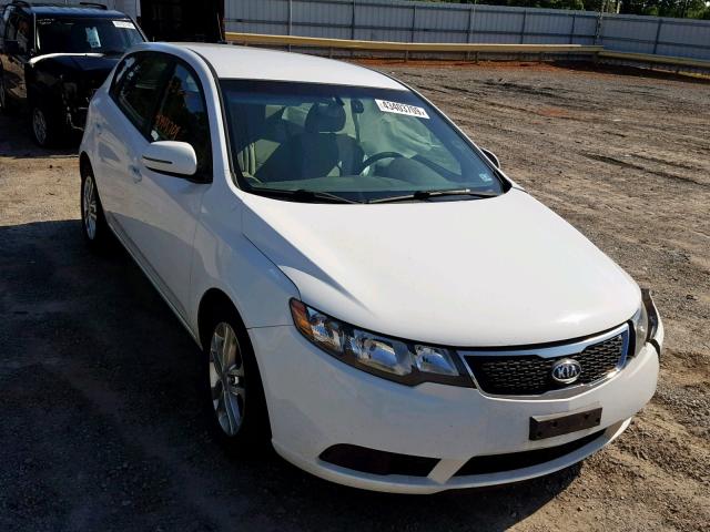 KNAFU5A23C5586919 - 2012 KIA FORTE EX WHITE photo 1