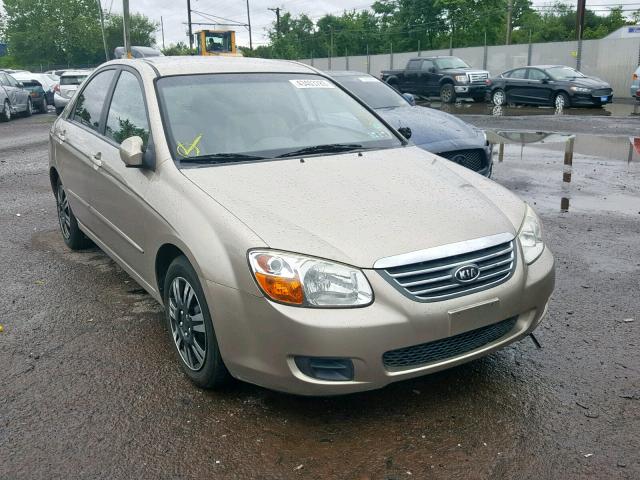 KNAFE122385533780 - 2008 KIA SPECTRA EX BEIGE photo 1